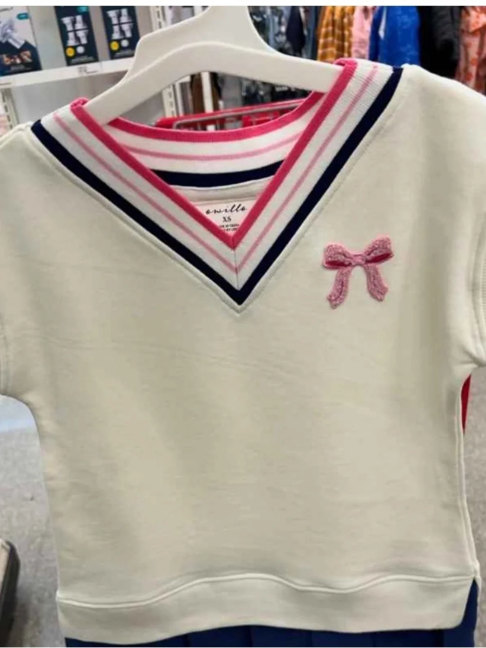 NWT-Small girls Preppy french-terry cloth  Breathable & lightweight tennis-dress